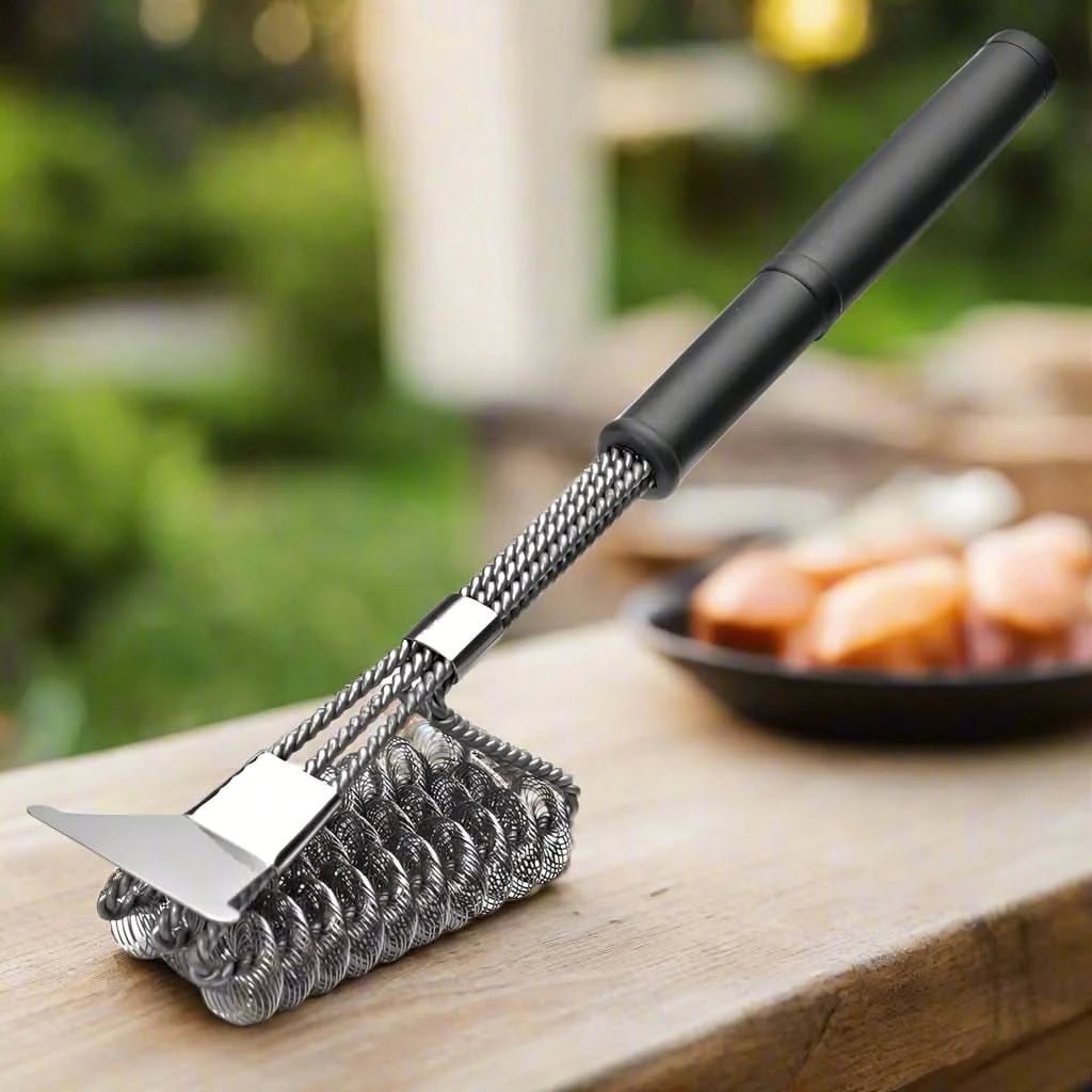 GRILLMASTER – Bristle-Free Stainless Steel BBQ Brush 1