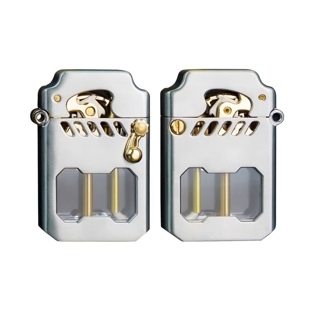 GearFlame - Windproof Mechanical Lighter with Stylish Gear Design 4