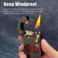 GearFlame - Windproof Mechanical Lighter with Stylish Gear Design 6
