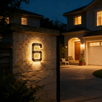 ADDRARAY – Solar Address Sign with Automatic Outdoor Lighting
