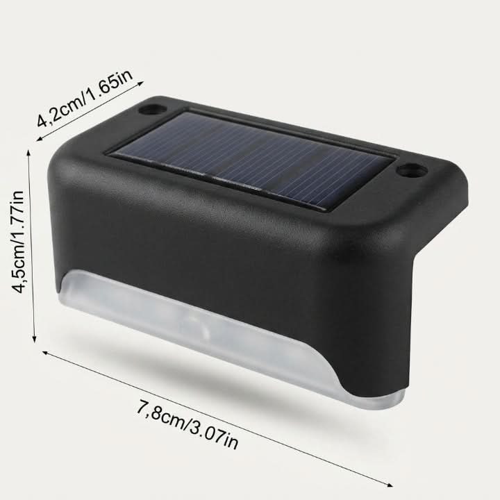 STEPGLINT – Solarstufenleuchten, 8-teiliges Set für automatische Abendbeleuchtung