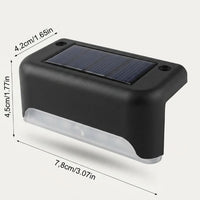 STEPGLINT – Solarstufenleuchten, 8-teiliges Set für automatische Abendbeleuchtung