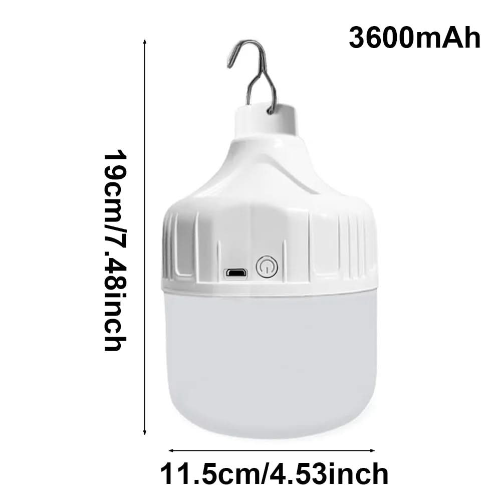 GlowHub - Portable LED Camping Lantern with 3 Modes, USB Rechargeable 8