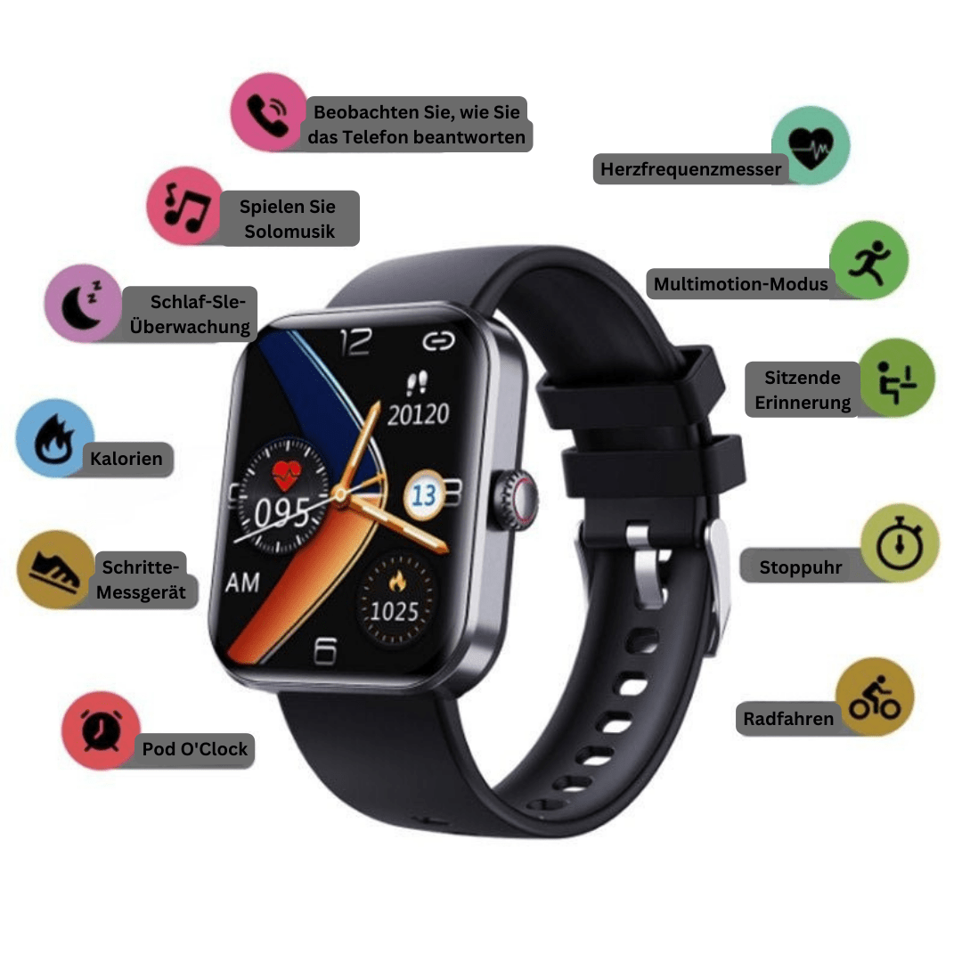GlucoWatch - Non-Invasive Health Tracker with Heart Rate & Sleep Monitor 6
