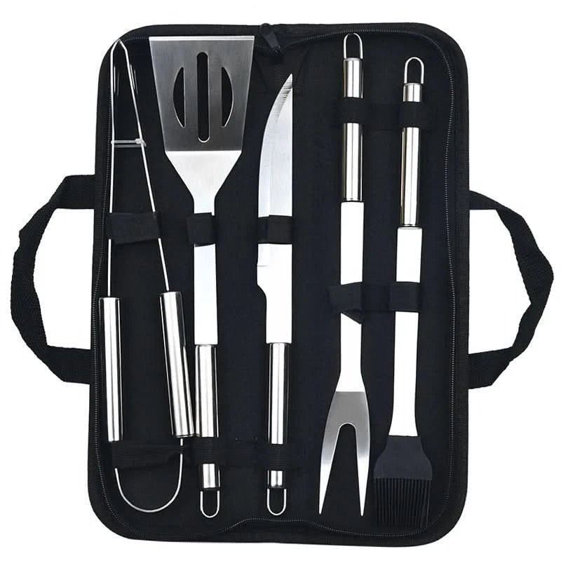 Grill Tool Set - Complete Stainless Steel BBQ Utensils for Outdoor Cooking 5