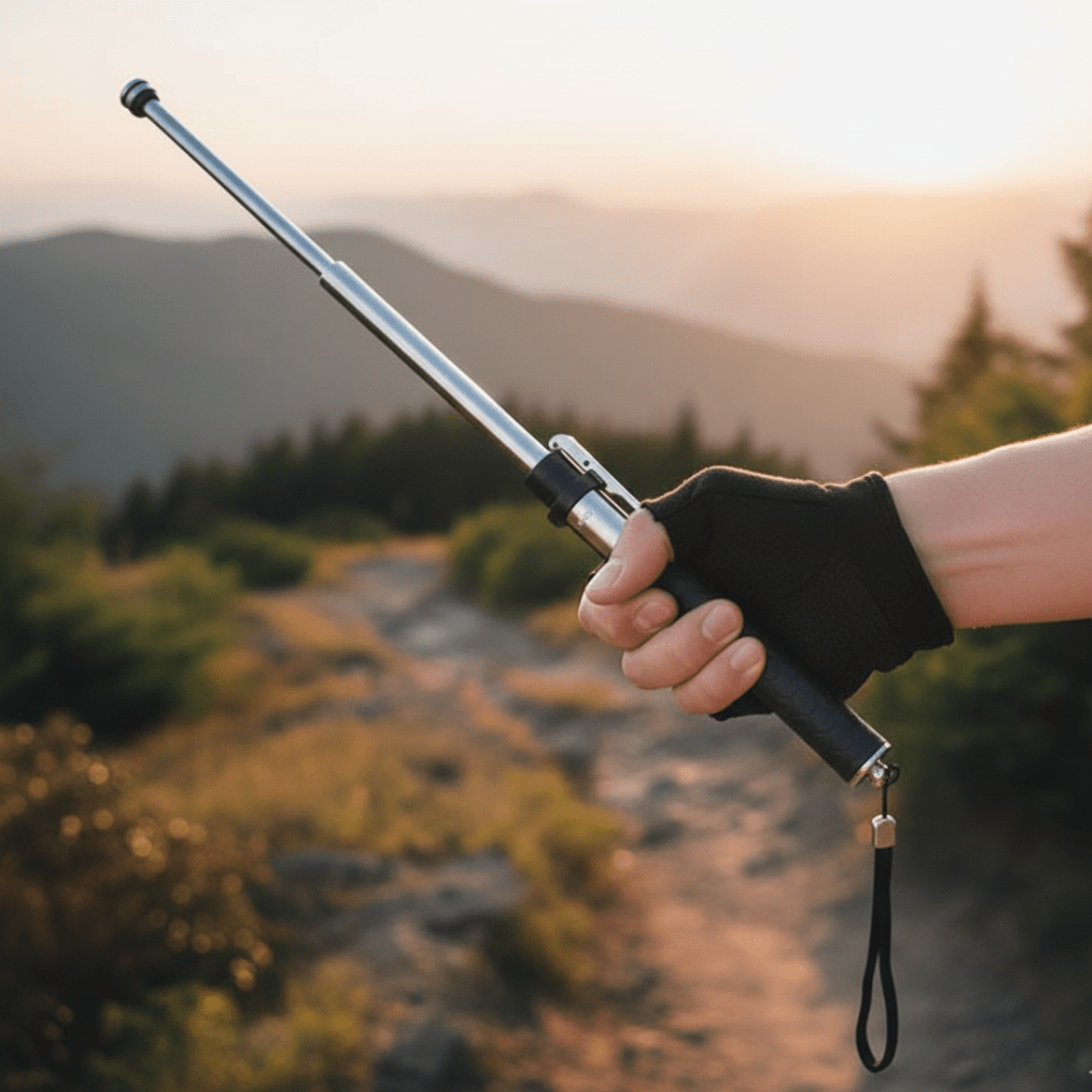Guardian Trek Stick - Lightweight Hiking Pole with Self-Defense Feature 0