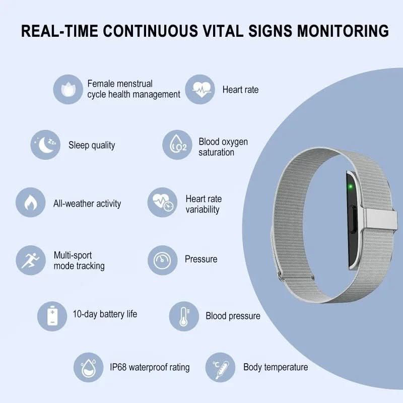 HEALTHTRACK - IP68 Fitness Tracker with Heart Rate and O2 Measurement for Precise Health Monitoring and an Active Lifestyle in Everyday Life 6