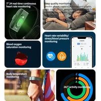 HEALTHTRACK - IP68 Fitness Tracker with Heart Rate and O2 Measurement for Precise Health Monitoring and an Active Lifestyle in Everyday Life 7