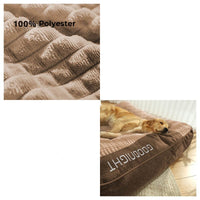 HUGBED - Large Orthopedic Dog Bed with Scratch-Resistant Design and Raised Headrest 4