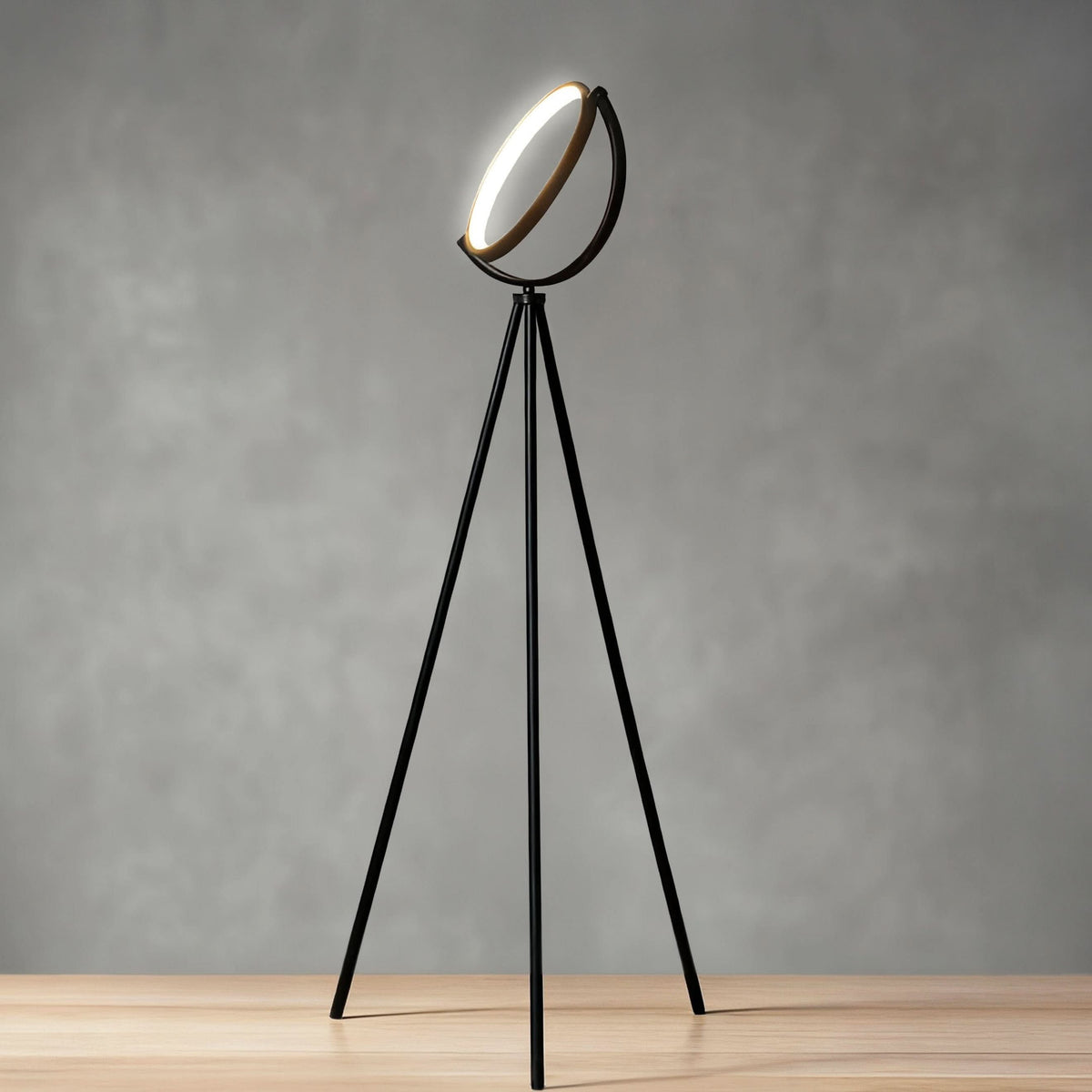 LUMIRING – Halo LED Floor Lamp for Elegant Interior Styling