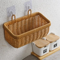 Hand Woven Wall Hanging Basket - Decorative Woven Storage for Home Decor 4