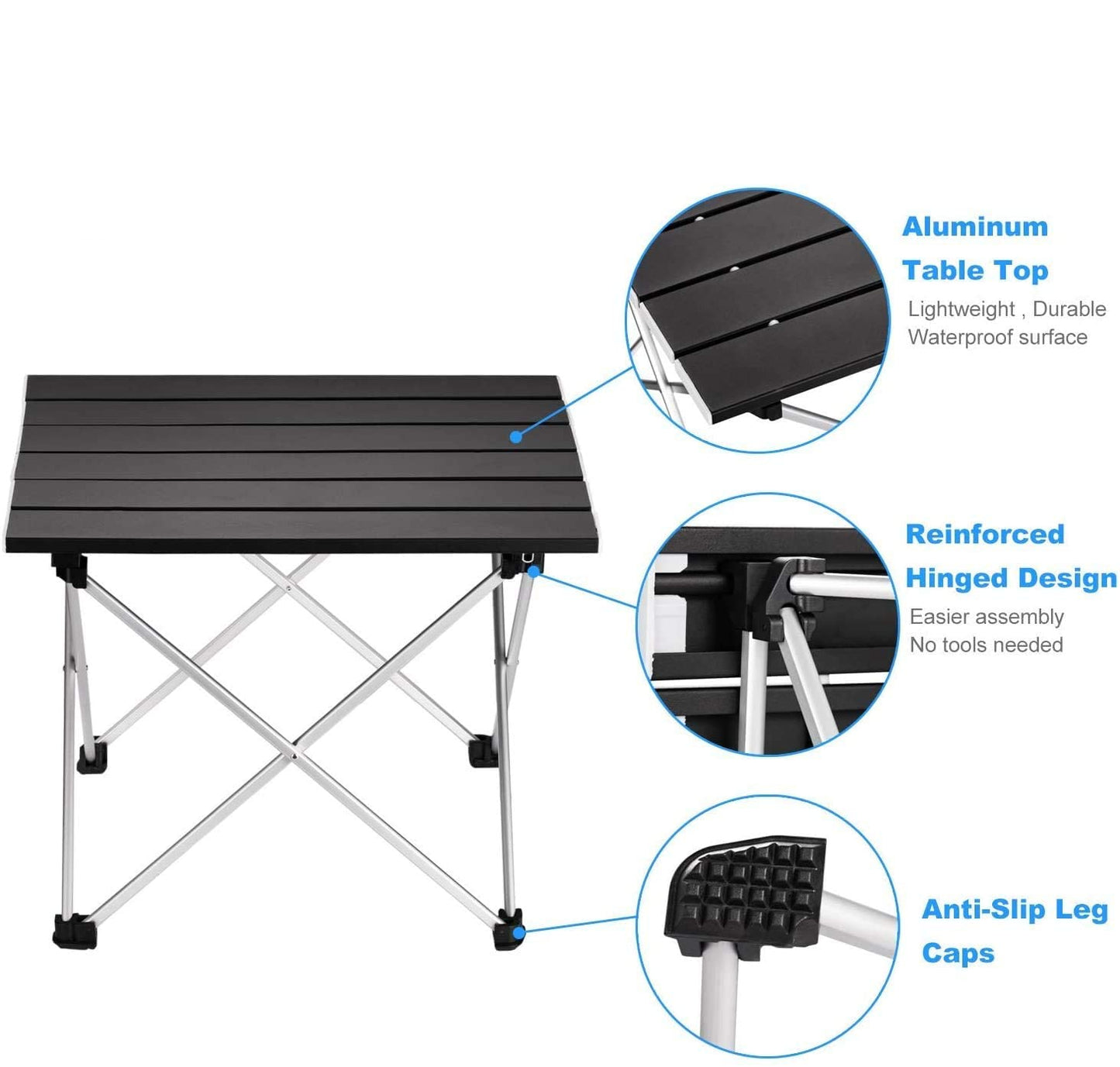 PICNICFLOW – Table de camping portable pour jardin et fête