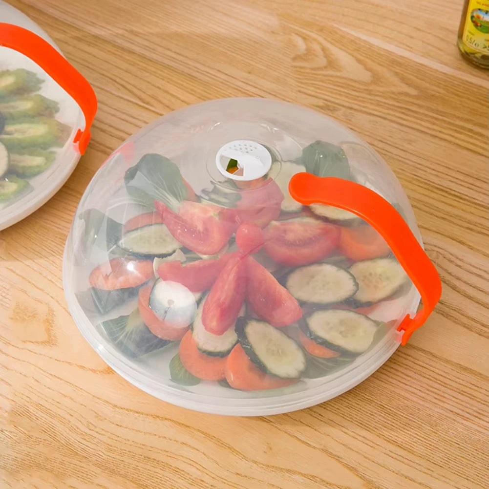 High-Temperature Resistant Microwave Cover - Clear Food Splatter Shield 1