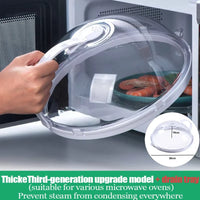 High-Temperature Resistant Microwave Cover - Clear Food Splatter Shield 11