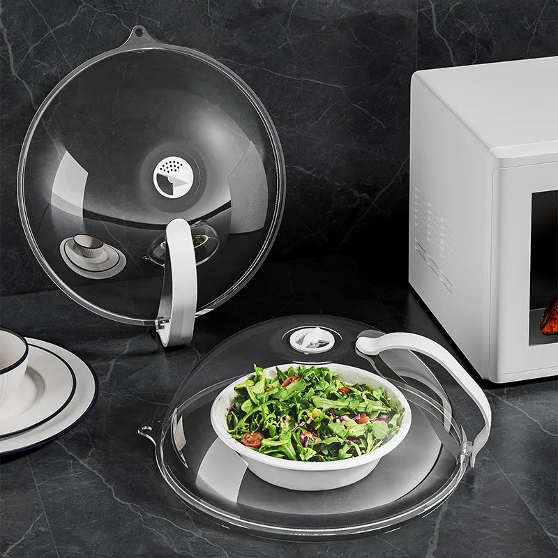 High-Temperature Resistant Microwave Cover - Clear Food Splatter Shield 3