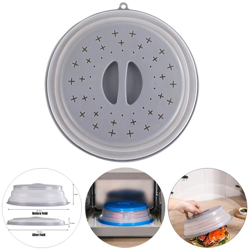 High-Temperature Resistant Microwave Cover - Clear Food Splatter Shield 7
