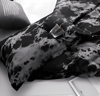 ELEGANTIXA – Set di biancheria da letto in marmo da 3 pezzi per il massimo comfort in camera da letto