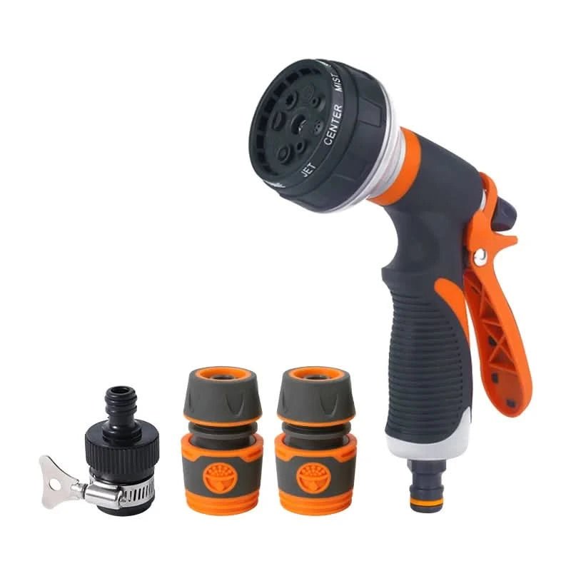 HydroFlex - 8-Mode High Pressure Garden Hose Sprayer with Ergonomic Design 9