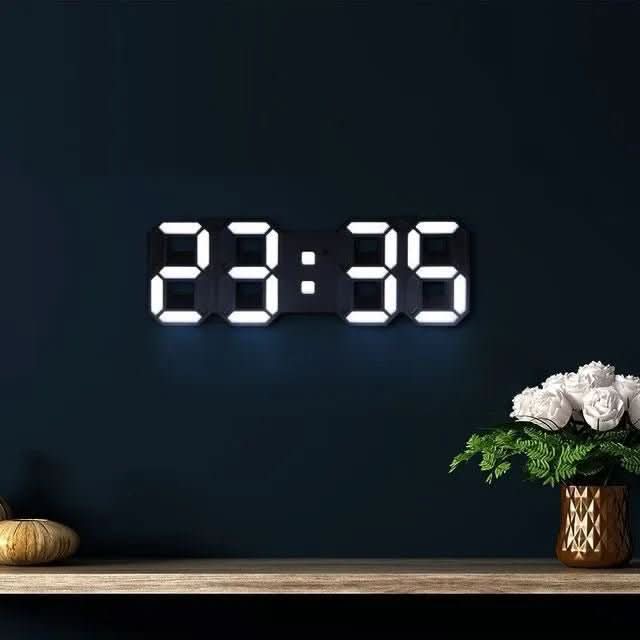 TIMEZORA – 3D LED-vægur til en moderne væg