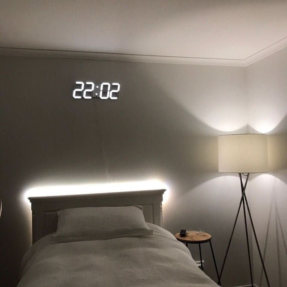 TIMEZORA – 3D LED-vægur til en moderne væg