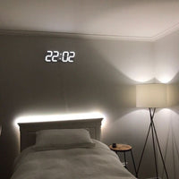TIMEZORA – 3D LED-vægur til en moderne væg