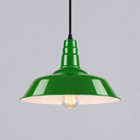 VERDANTHALO – Green Dome Pendant Light for Ambient Elegance