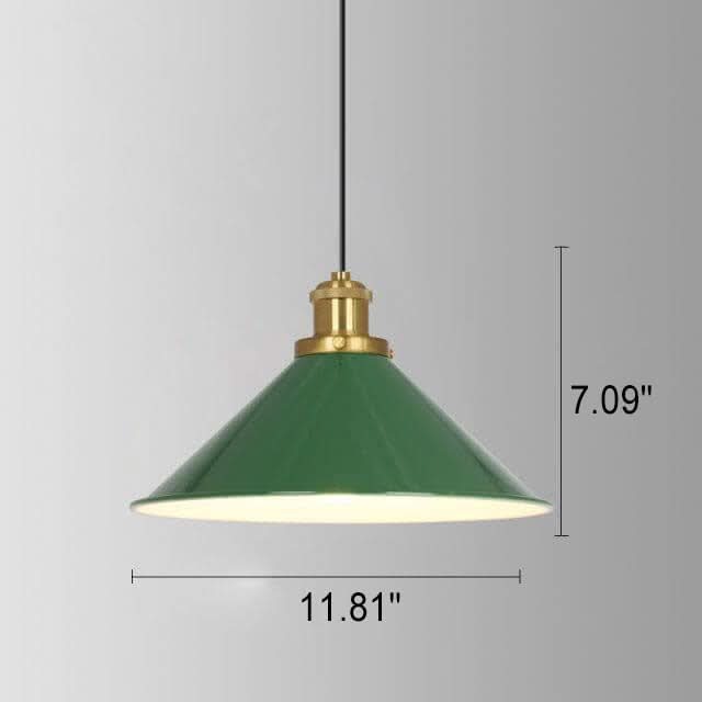 VERDANTHALO – Green Dome Pendant Light for Ambient Elegance