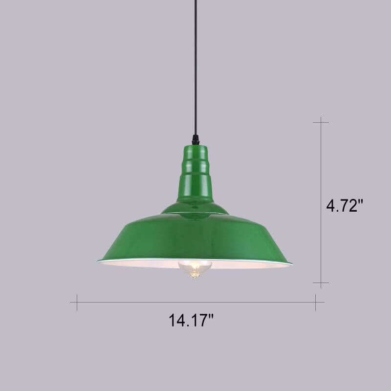 VERDANTHALO – Green Dome Pendant Light for Ambient Elegance