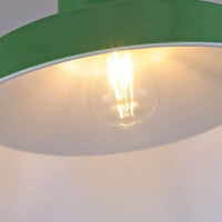 VERDANTHALO – Green Dome Pendant Light for Ambient Elegance