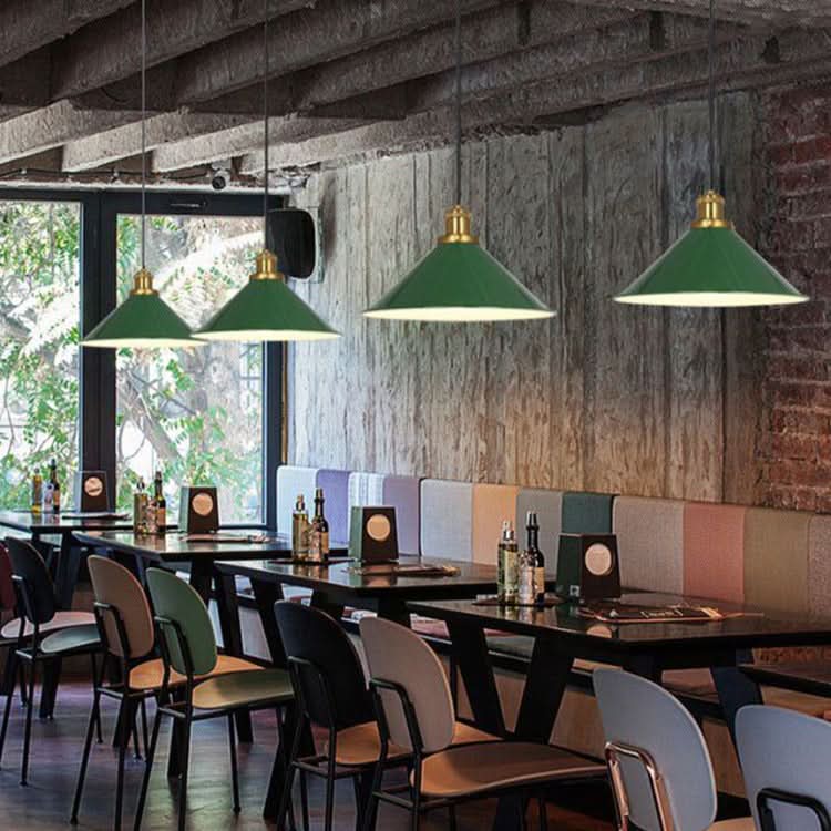 VERDANTHALO – Green Dome Pendant Light for Ambient Elegance