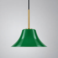 VERDANTHALO – Green Dome Pendant Light for Ambient Elegance