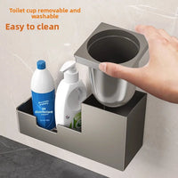 Innovative Toilet Brush Set with Holder - Hygienic Storage & Easy Access 3