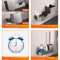 Innovative Toilet Brush Set with Holder - Hygienic Storage & Easy Access 5