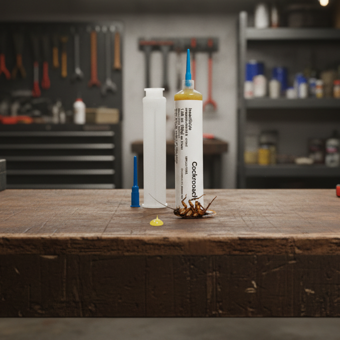 InsectBan - Roach Gel Bait for Indoor & Outdoor Pest Control, Long-Lasting Cockroach Elimination 0