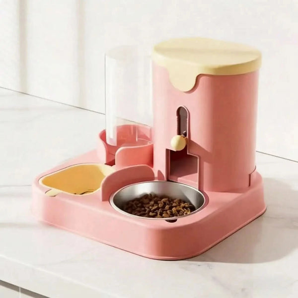 PETFLOW – Integrated 2-in-1 Pet Food & Water Bowl