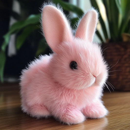 Interactive Plush Bunny Toy - Realistic Movements & Sounds, Perfect Stuffed Animal for Kids 0