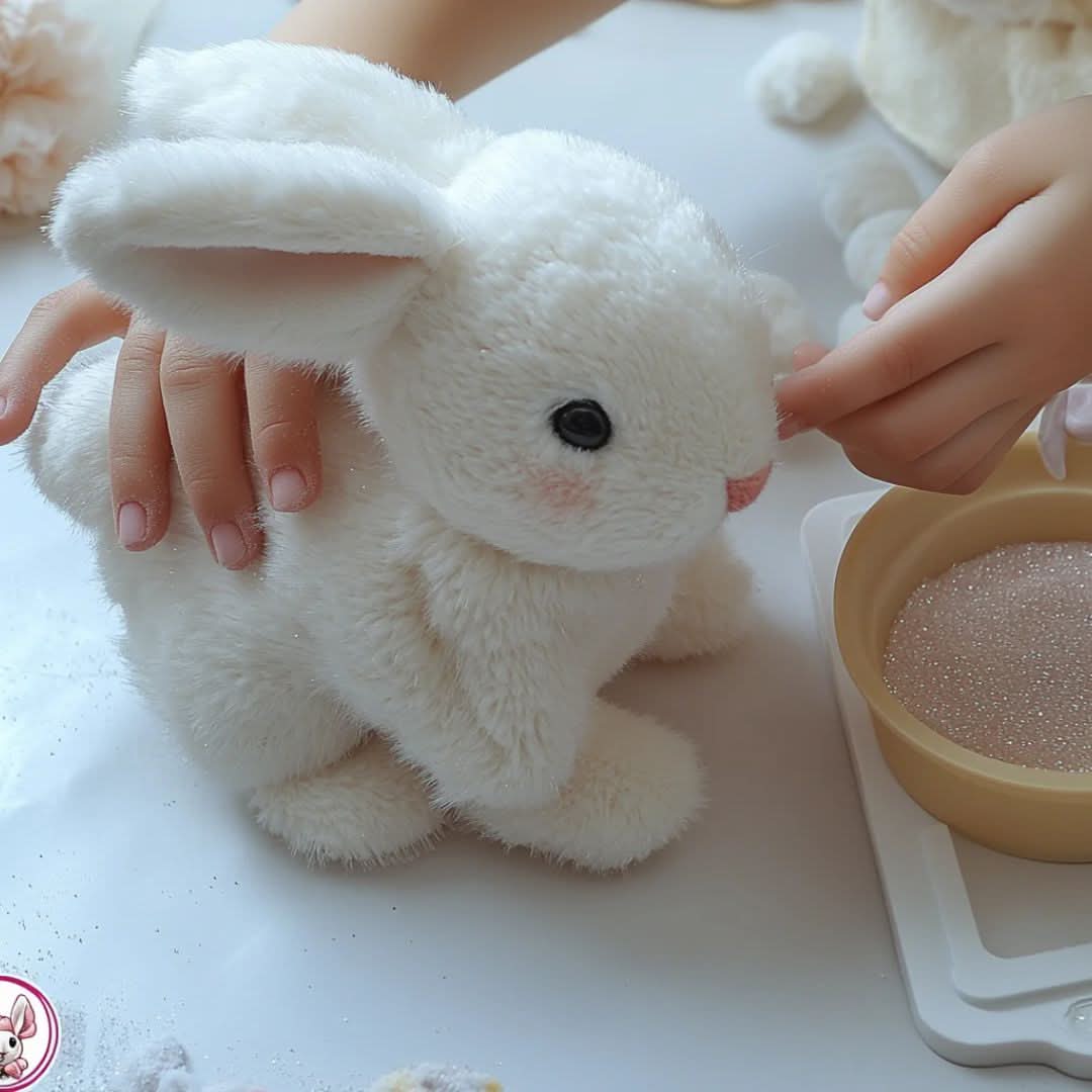 Interactive Plush Bunny Toy - Realistic Movements & Sounds, Perfect Stuffed Animal for Kids 4