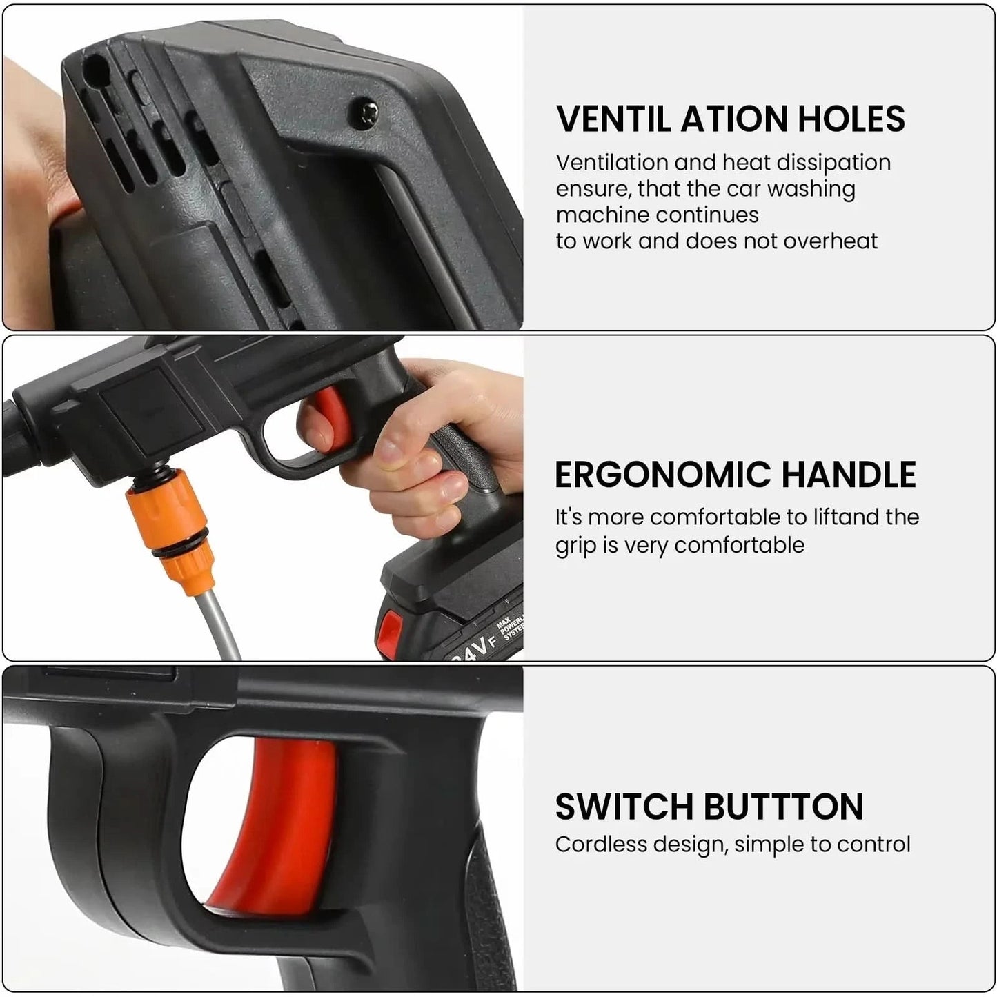 JETWASH PRO 1500 – Cordless High-Pressure Cleaner with 30 Bar 4