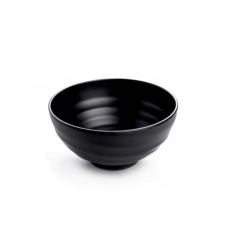 Japanese Ramen Bowl - Durable Plastic Noodle Bowl for Soup & Salads 10
