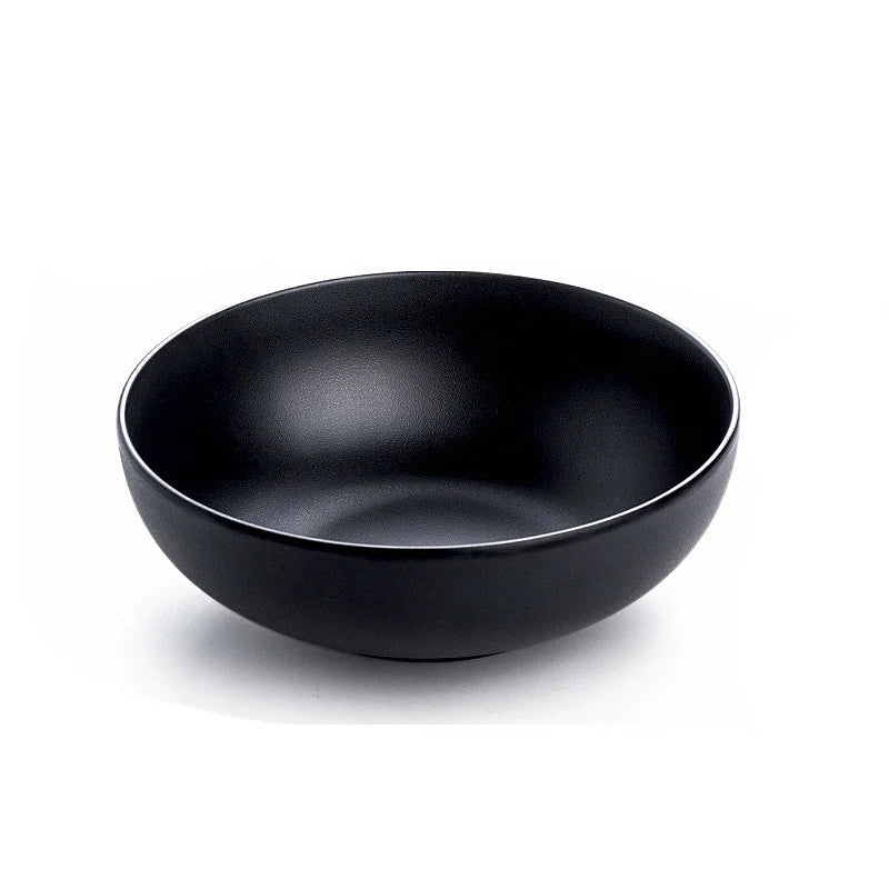 Japanese Ramen Bowl - Durable Plastic Noodle Bowl for Soup & Salads 11