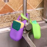 Kitchen Organizer - 2-Piece Under Sink Organizer Rack for Sponges & Soap 0