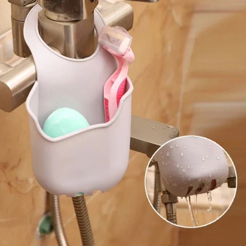 Kitchen Organizer - 2-Piece Under Sink Organizer Rack for Sponges & Soap 1