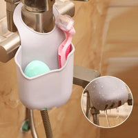 Kitchen Organizer - 2-Piece Under Sink Organizer Rack for Sponges & Soap 1
