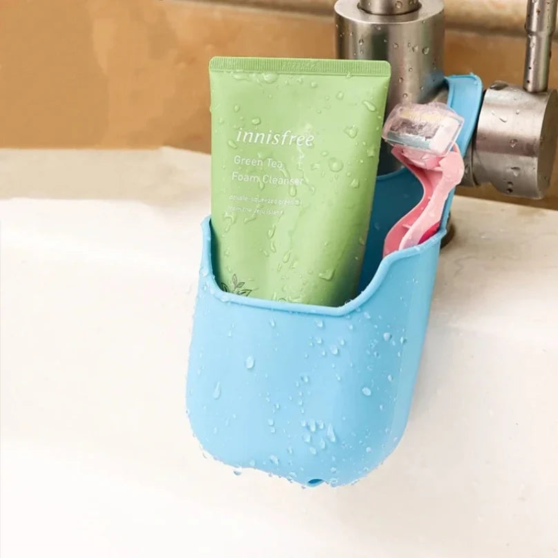 Kitchen Organizer - 2-Piece Under Sink Organizer Rack for Sponges & Soap 2