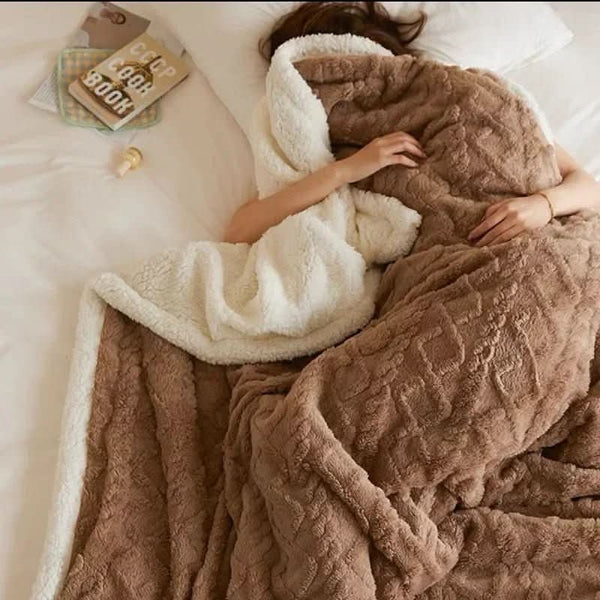 WOOLBLISS – Warm Lambswool Blanket for Relaxing Evenings
