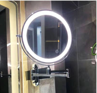 LED Lighted Magnifying Makeup Mirror - Adjustable Brightness & Travel-Friendly Design 5