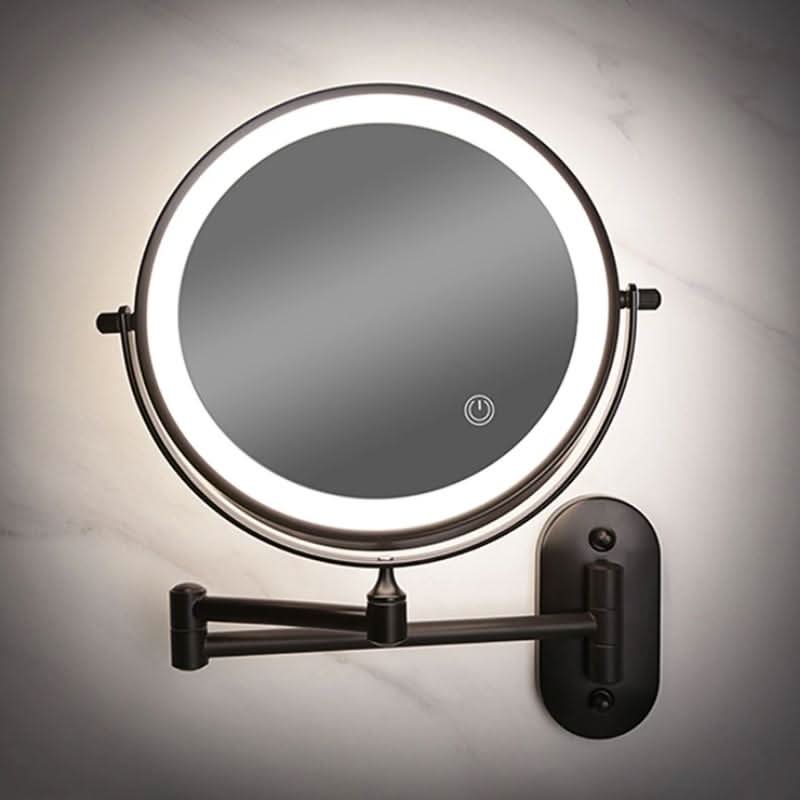 LED Lighted Magnifying Makeup Mirror - Adjustable Brightness & Travel-Friendly Design 6