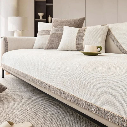 LEINENLUX Sofa Cover – Non-Slip & Stylish for Every Living Room 0
