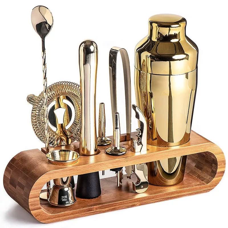 LUXMIX BARSET - 10-piece stainless steel cocktail set for stylish drinks 9
