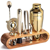 LUXMIX BARSET - 10-piece stainless steel cocktail set for stylish drinks 9